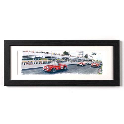 Uli Ehret Framed Print - Goodwood Start