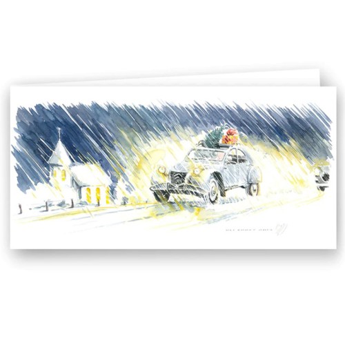 Uli Ehret Christmas Card - Citroen 