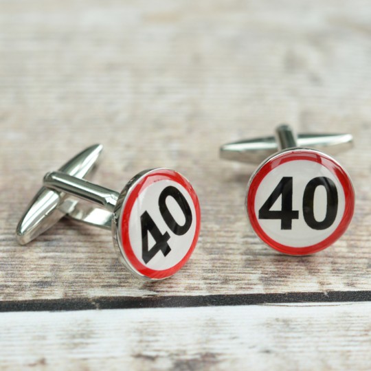 Speed Signs Cufflinks