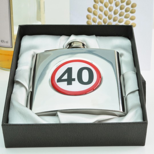 Speed sign Hip Flask