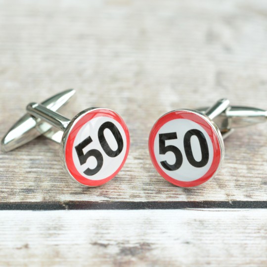 Speed Signs Cufflinks