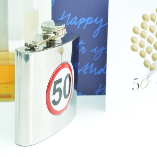 Speed sign Hip Flask