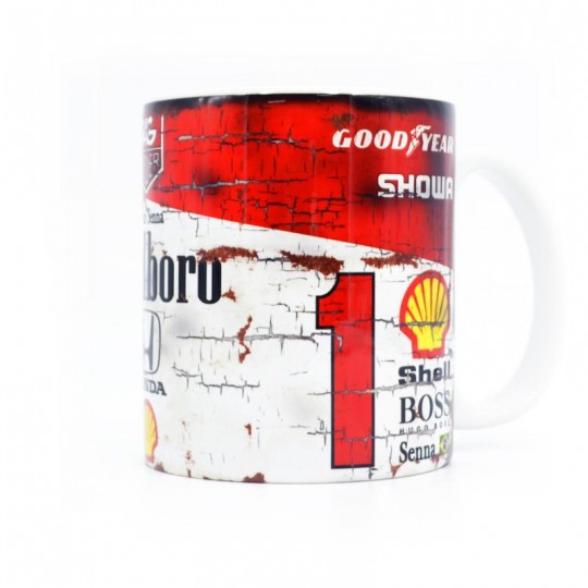 Ayrton Senna Marlboro Racing Mug