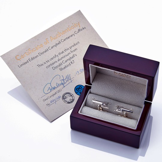 Limited Edition Bluebird K7 Cufflinks