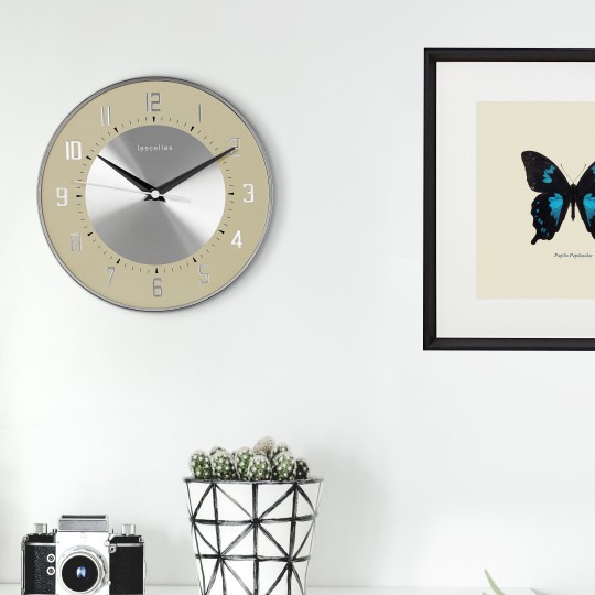 Deco Wall Clock Cream