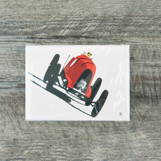 Robin Bark Brooklands Greetings Card