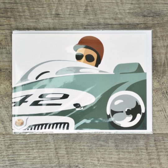 Robin Bark MG and Cobra Greetings Card