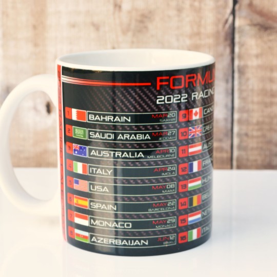 Formula 1 2022 Calendar Mug