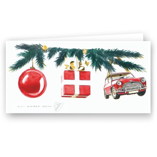 Uli Ehret Christmas Card - Christmas Baubles