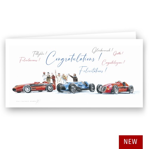 Uli Ehret Greetings Card - Congratulations
