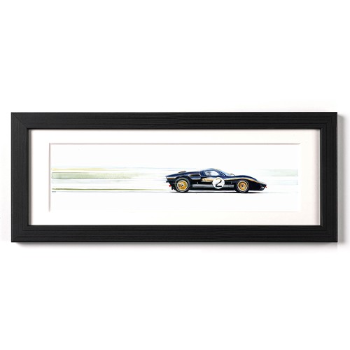 Uli Ehret Framed Print - GT40