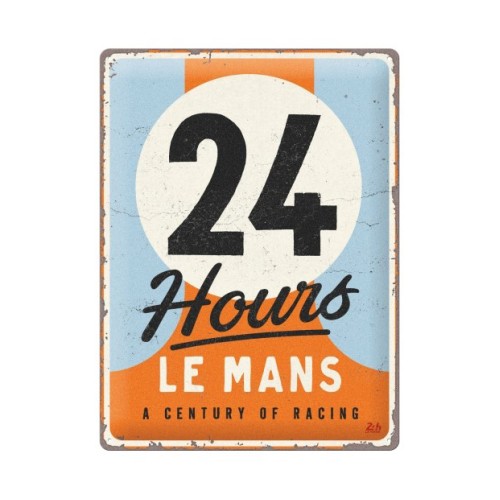 Le Mans 24 Hour Tinplate Sign