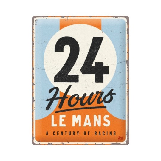 Le Mans 24 Hour Tinplate Sign