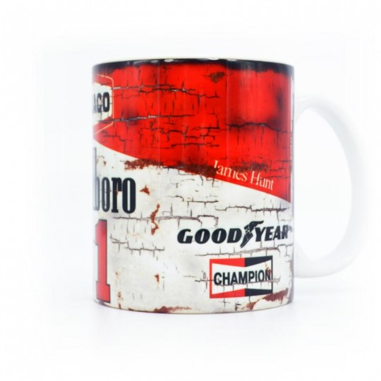 James Hunt Marlboro Racing Mug