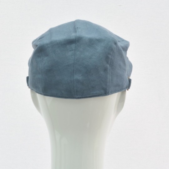 Suixtil Linen Race Cap Steel Blue