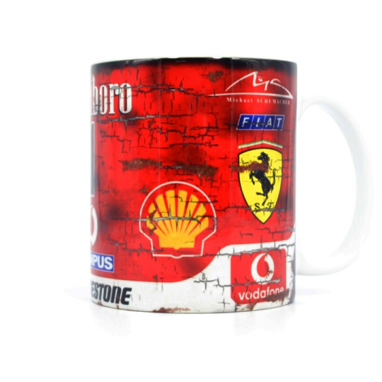 Michael Schumacher Ferrari Racing Mug