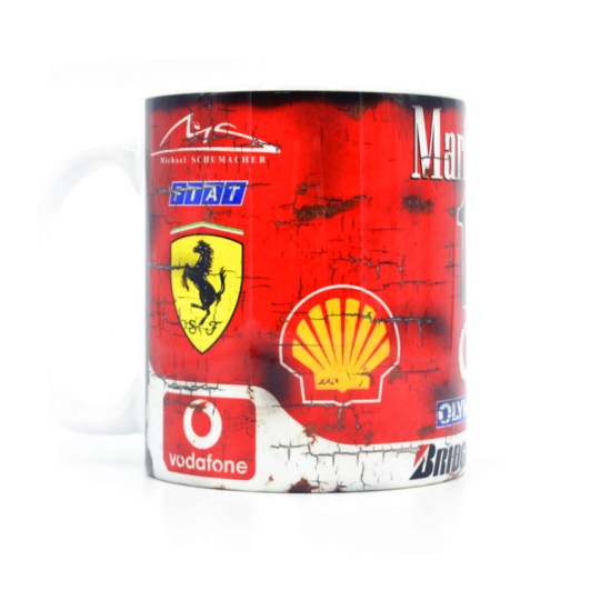 Michael Schumacher Ferrari Racing Mug