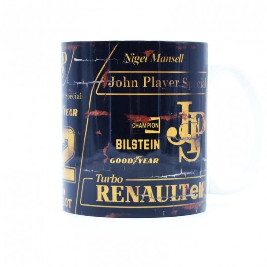 Nigel Mansell JPS Racing Mug