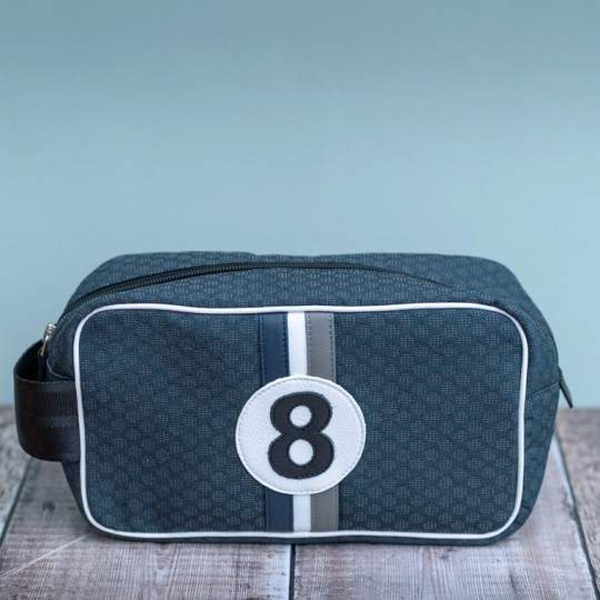 Racing Number Airforce Blue Wash Bag No8