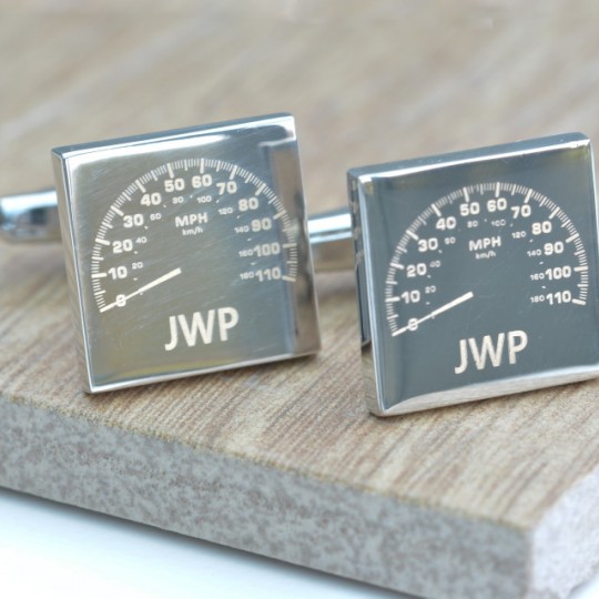 Personalised Car Dial Cufflinks