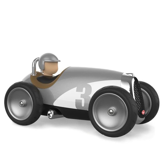 Baghera Silver Toy Racing Car