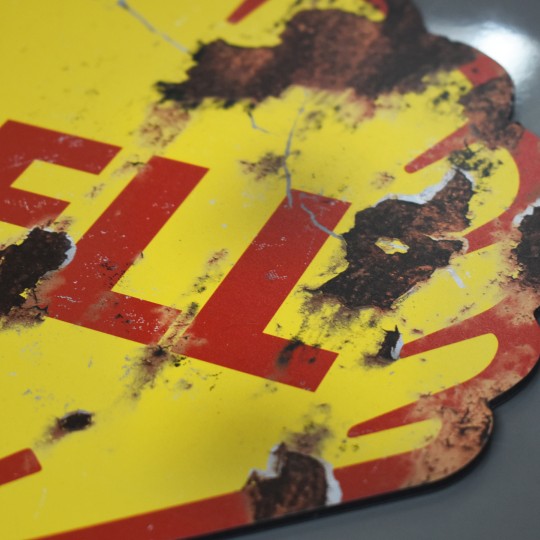 Shell Replica Tin Sign