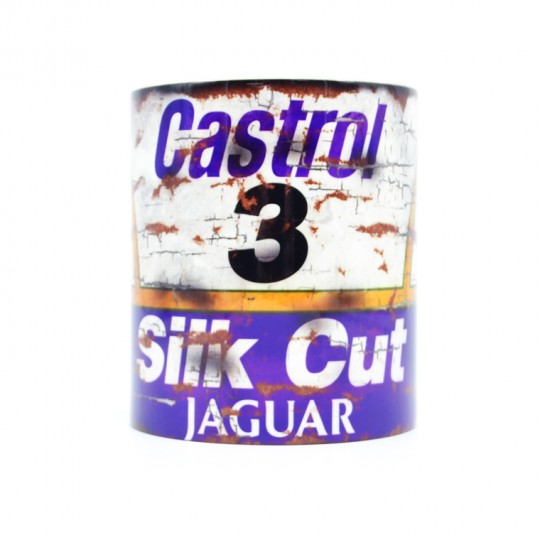 Silk Cut Jaguar Oil Can Mug