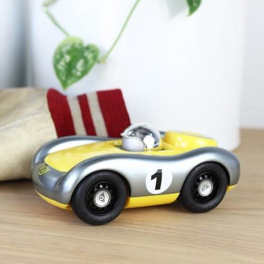 Viglietta Racing Car Silver and Yellow