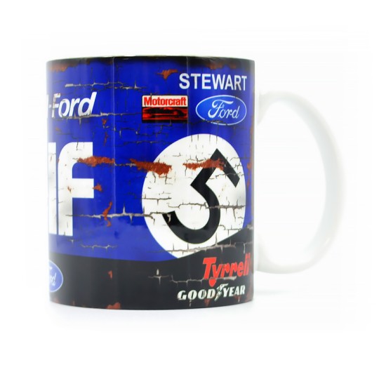 Jackie Stewart F1 Oily Racing Mug