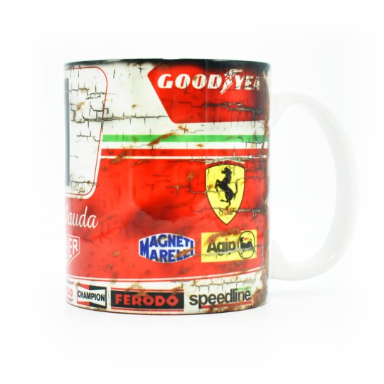 Niki Lauda Ferrari Racing Mug