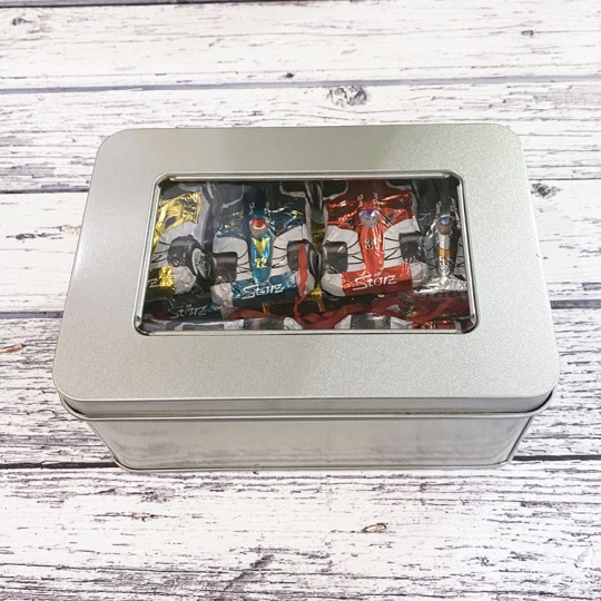 Gift Tin of Chocolate Formula 1 Cars