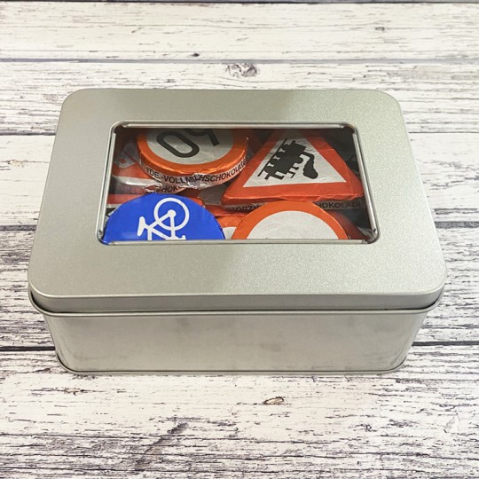 Chocolate Road Signs Gift Tin