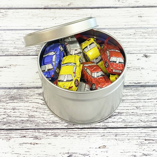 Gift Tin of Chocolate Sports Cars Gift Tin of Chocolate Sports Cars
