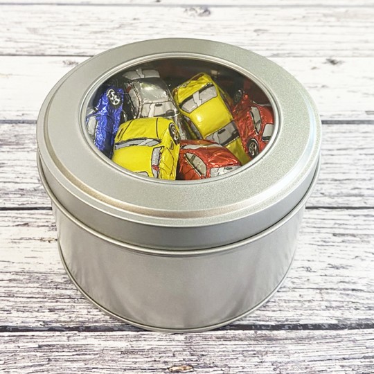 Gift Tin of Chocolate Sports Cars