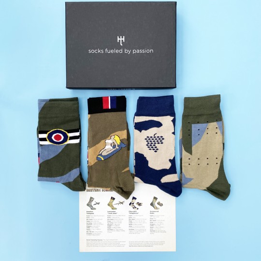 WWII British Military Icons Sock Gift Set