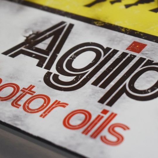 Agip Motor Oil Replica Tin Sign