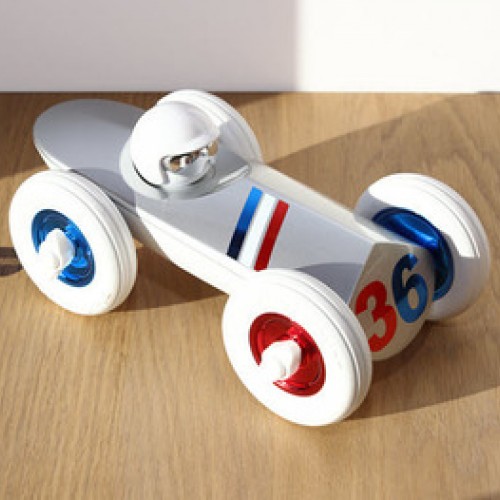 Rufus Allons-Y Racing Car White