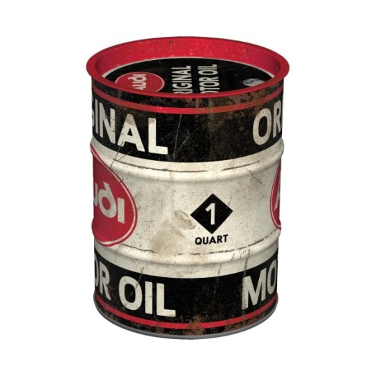 Audi Oil Barrel Money Box