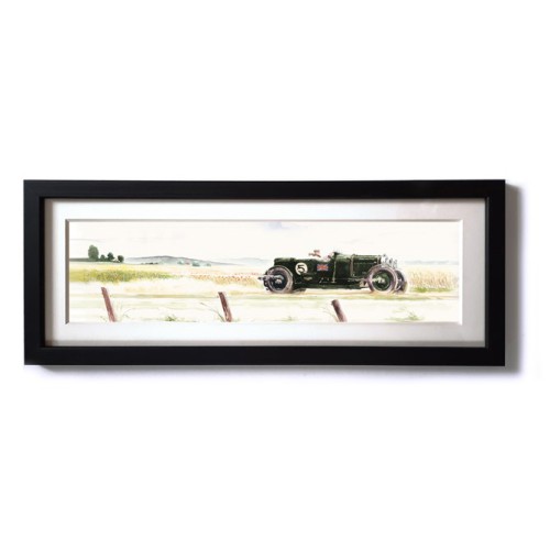 Uli Ehret Framed Print - Bentley in Summer Landscape