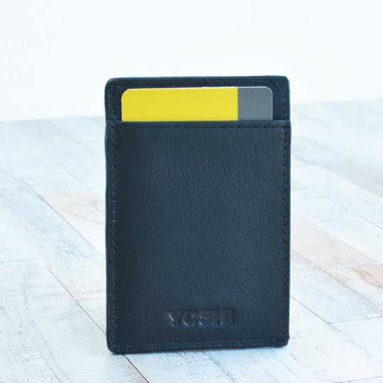 No 2 Mid Blue Racing Stripe Card Holder