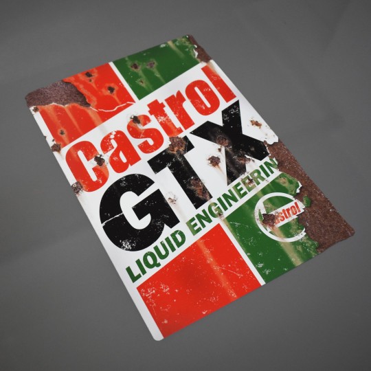 Castrol GTX Replica Tin Sign