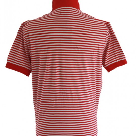 Suixtil Pescara Polo Shirt Red Stripe