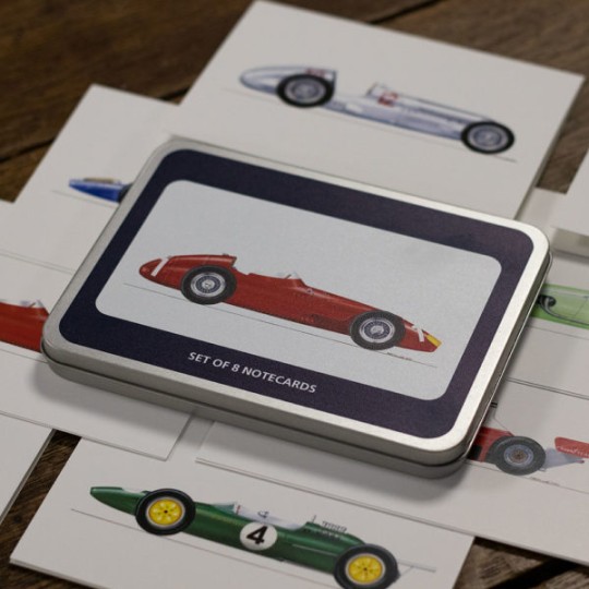 Grand Prix Racing Car Set of Notecards