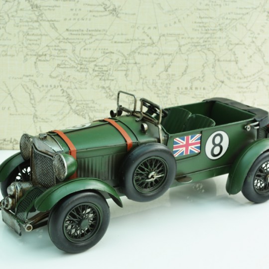 Tinplate Vintage Green Racing Car