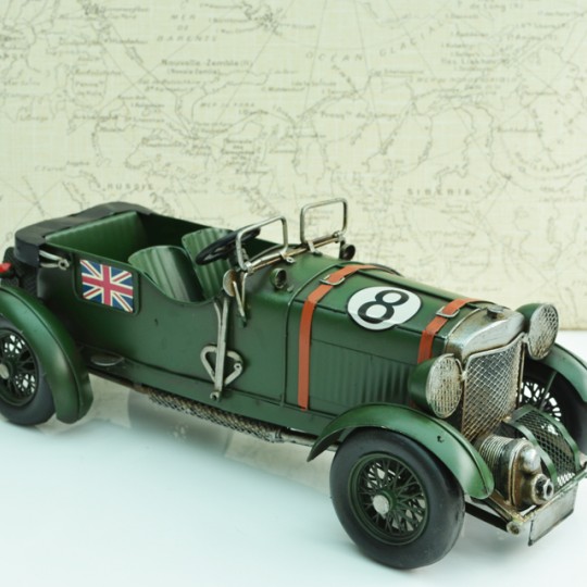 Tinplate Vintage Green Racing Car