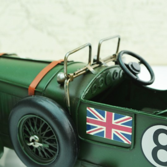 Tinplate Vintage Green Racing Car