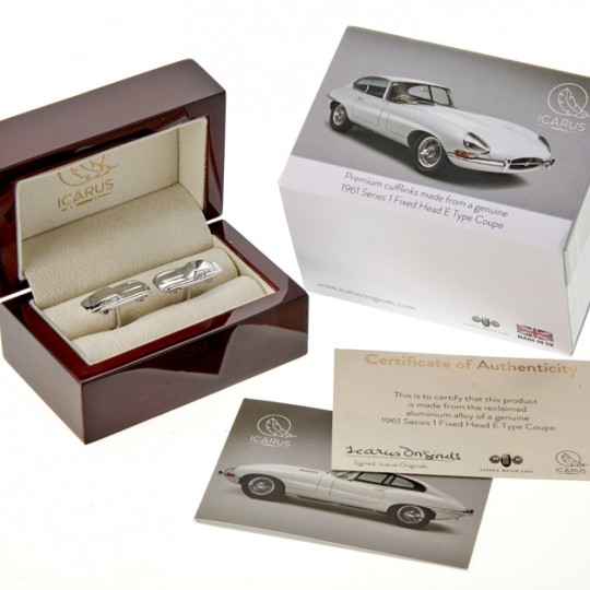 Genuine Upcycled Jaguar E-Type Cufflinks