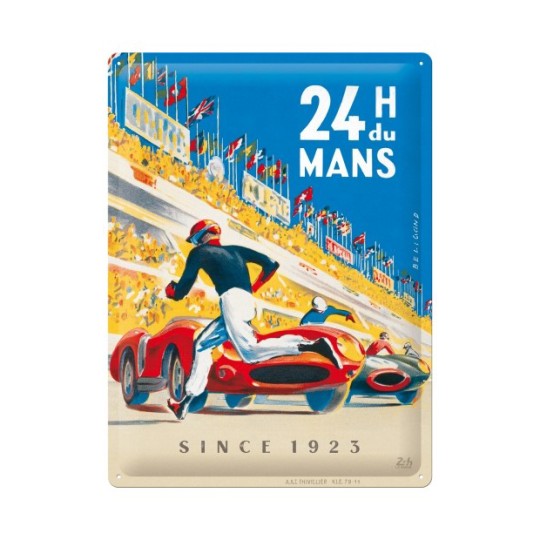 Le Mans Poster Tinplate Sign