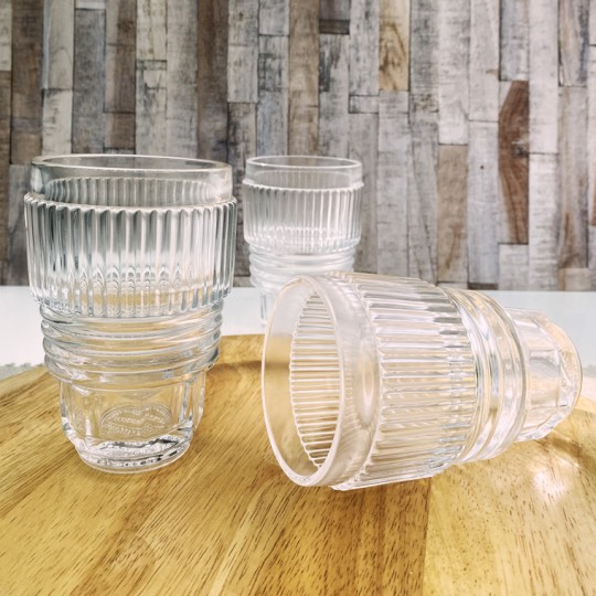 Machine Collection Set of 3 Glass Tumblers