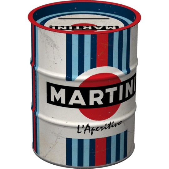 Martini Oil Barrel Money Box